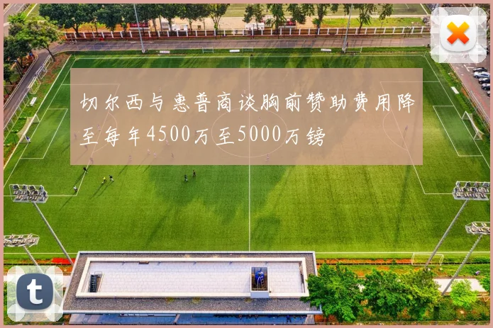 切尔西与惠普商谈胸前赞助费用降至每年4500万至5000万镑